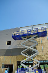 nacelle sur un chantier