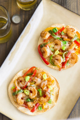 Spicy Shrimp Pizza