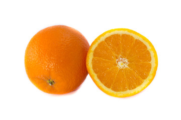 Orange and slicedpart