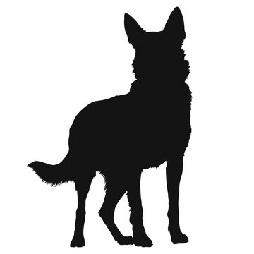 German Shepherd Silhouette