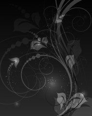 Abstract floral background