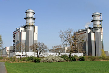 Modernes Gaskraftwerk