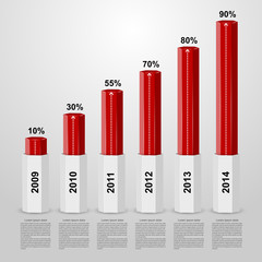 Vector infographic design elements.