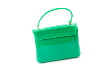 Handbag isolated white background