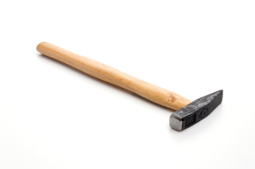 Hammer isolated white background