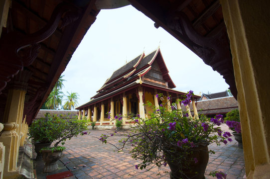 Buddhist wat Sisaket in Vientiane, Laos