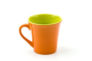 Isolated Orange mug