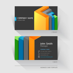 Business card abstract background. Vector illustration.