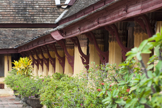 Buddhist wat Sisaket in Vientiane, Laos