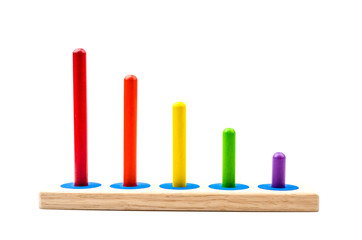 Toy isolated white background