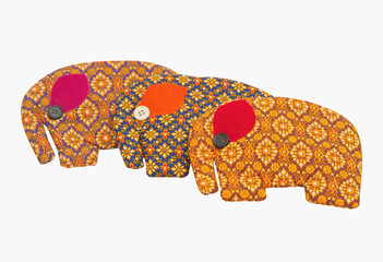 Fabric wallet look like an elephant