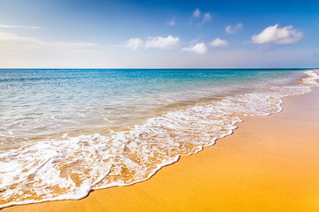 Panele Szklane Podświetlane  Beautiful ocean beach