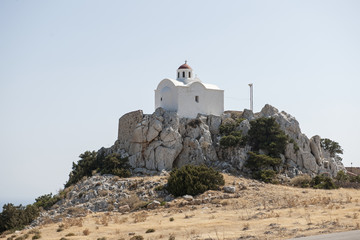 Orthodoxe Kirche bei Karpathos-Pigadia, auf der Insel Karpathos, Griechenland