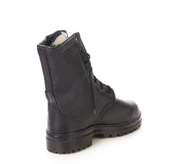 Men's leather shoes.