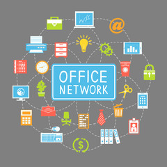 Business office networking and communication