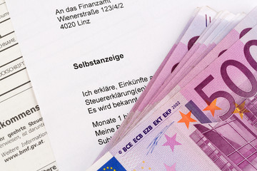 Selbstanzeige beim Finanzamt