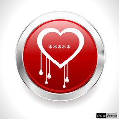 heartbleed openssl bug virus bleeding heart badge