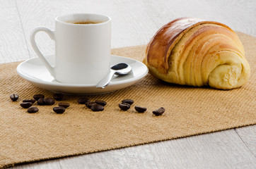 Cup of black coffee
