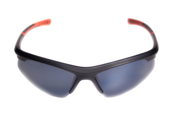 Black sunglasses isolated on a white background
