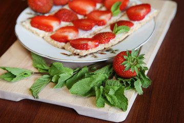 Fresh fruits with Mascarpone