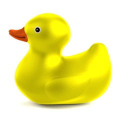 realistic 3d render of bath toy