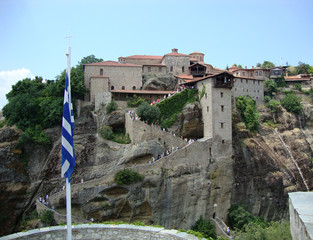 Greek monastery in Meteora