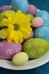 Beautiful holiday Easter table setting