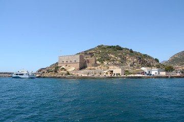 Fototapeta na wymiar The Port Of Cartagena, Spain