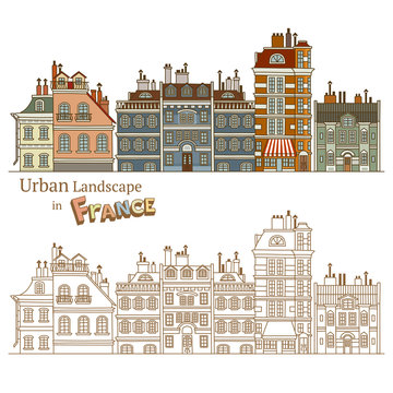 Design of Urban Landscape and Typical French Architecture