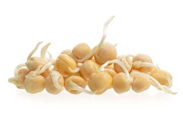 Sprouted peas