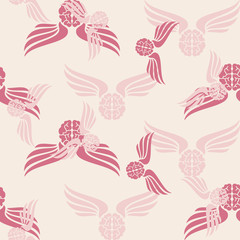 seamless background, wing, feather, angel, brain