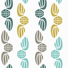 seamless background, wing, feather, angel, brain