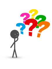 STICKMAN LOOKS CONFUSED (questions Q&A help support)