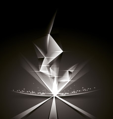 bright abstract background with a burst of energy