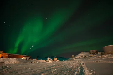 Photo sur Plexiglas Cercle polaire Aurores boréales sur Tasiilaq, Groenland