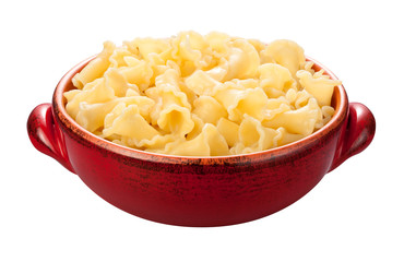 Campanelle Pasta Bowl isolated