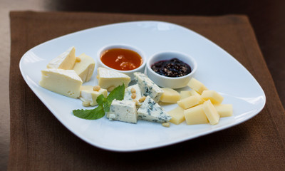 Various sorts of cheese