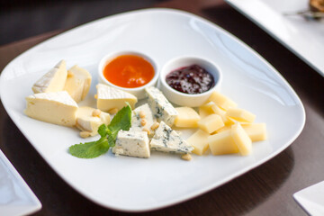 Various sorts of cheese