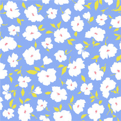 シームレスな花柄