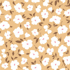 シームレスな花柄