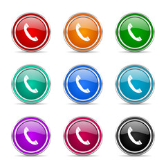 phone vector icon set