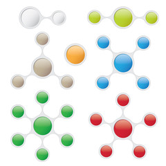 Info Graphic Templates in Bubble Style