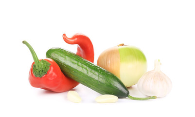 Various vegetables.