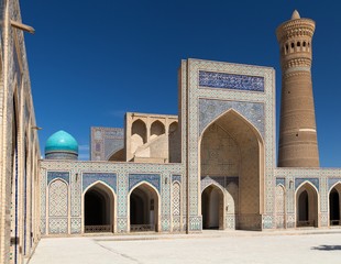 View of Kalon mosque and minaret - Bukhara - obrazy, fototapety, plakaty