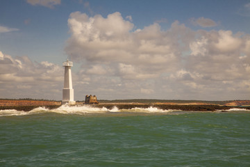 Fototapeta premium Faro di Baia da Traiçao, Paraiba,Brasile