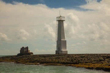 Faro di Baia da Traiçao, Paraiba,Brasile