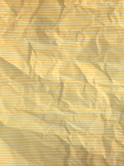 Yellow wrapping paper with horizontal lines