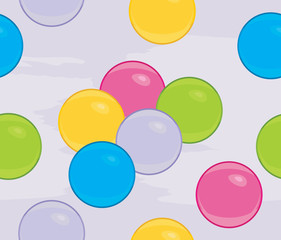 Colored balls on the abstract background