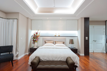 Modern bedroom interior