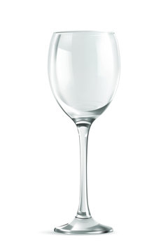 Wine glass, vector